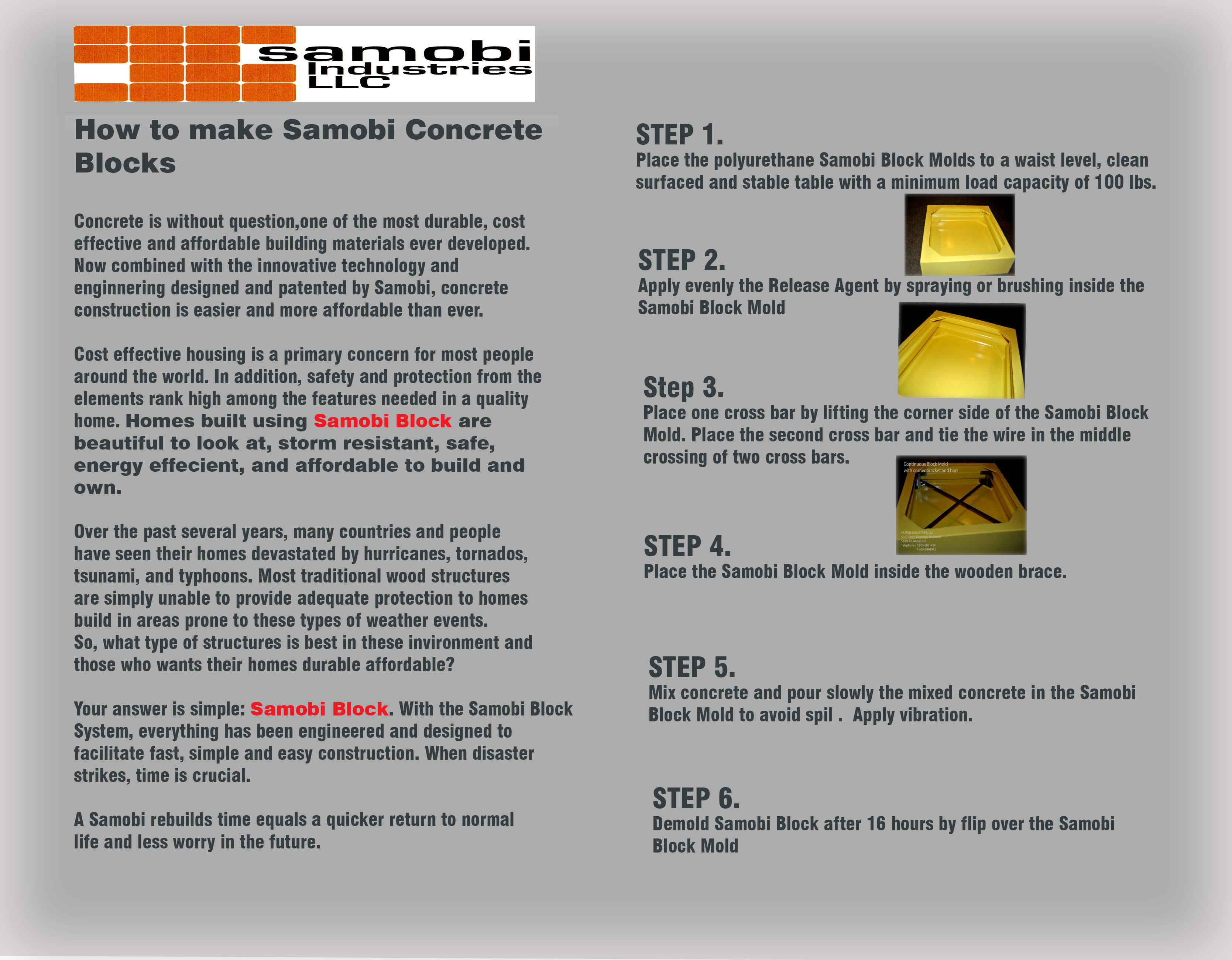 Samobi Block installation steps and process guide